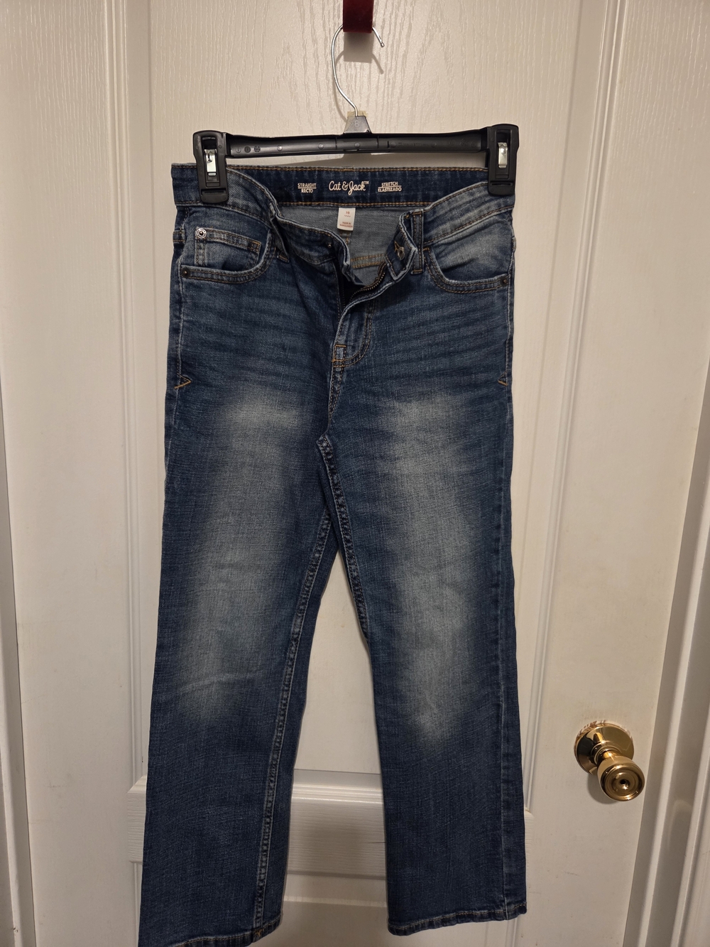 Cat & Jack Men’s Dark Blue Straight Jeans